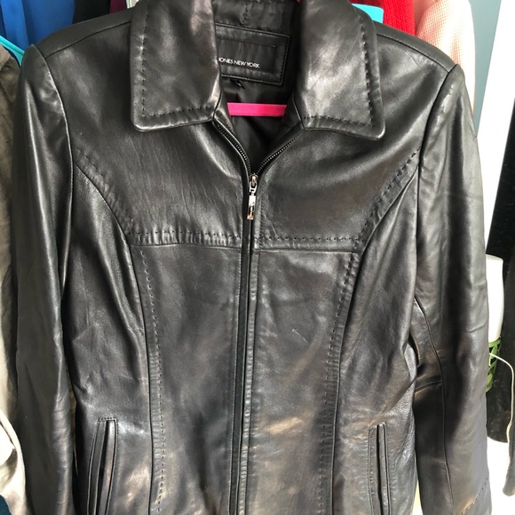 Jones New York leather jacket - Picture 1 of 5